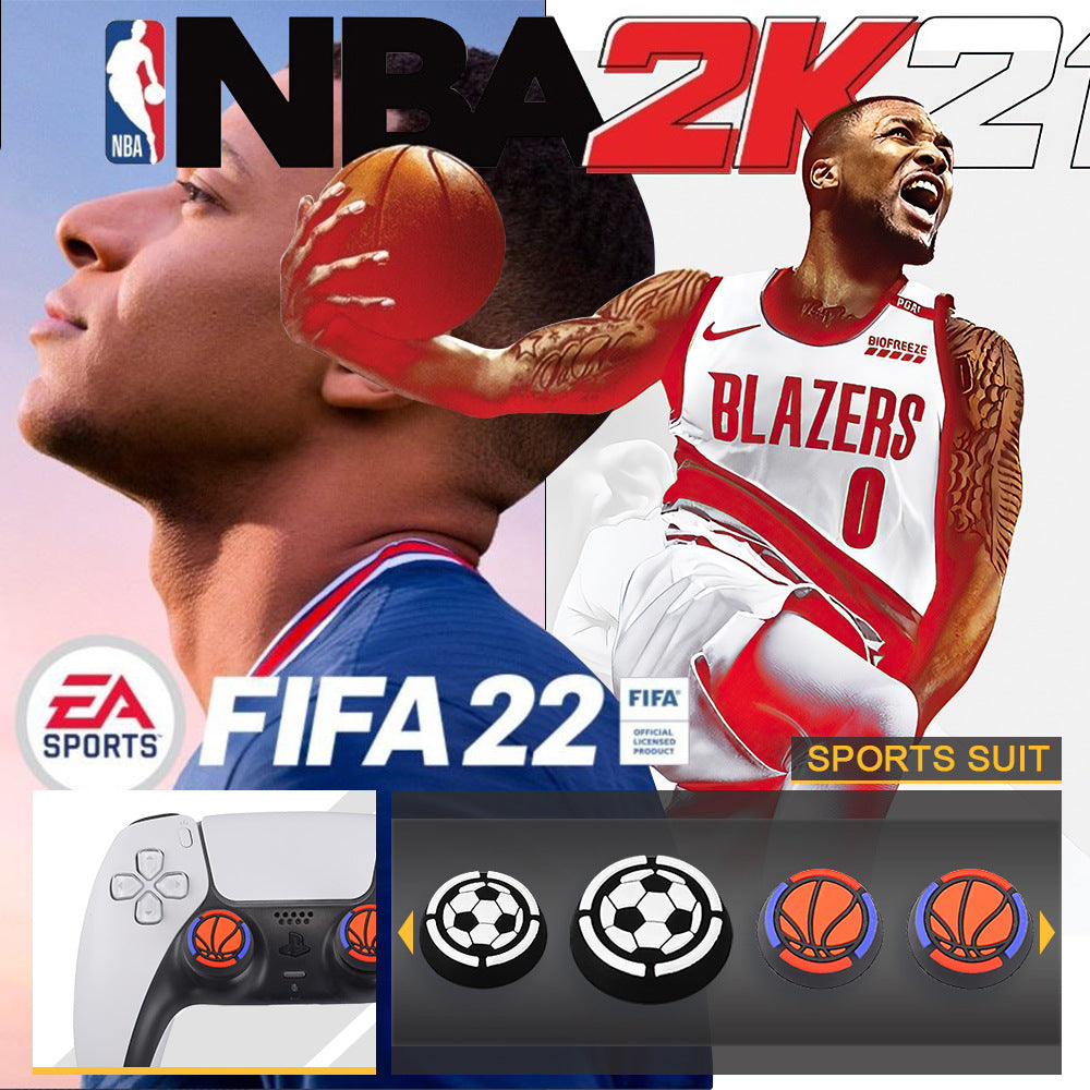 PS5 handle rocker cap PS5 handle 3D button cap protective cap for XBOXONE PS4 handle silicone cap