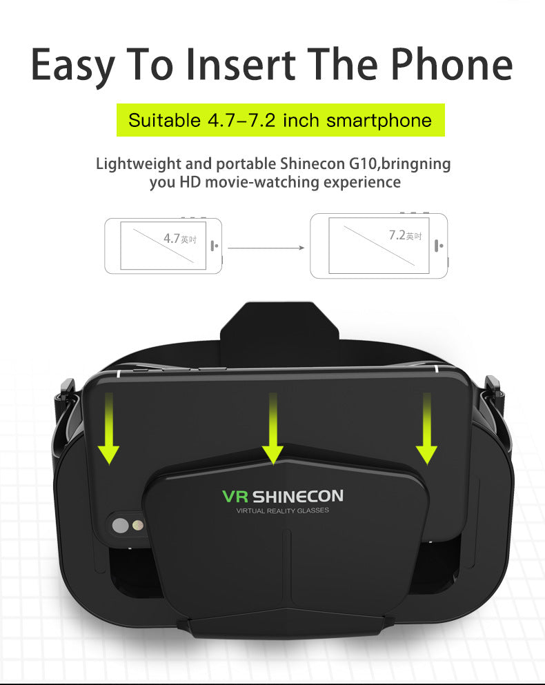 VR Thousand Magic VR Glasses G10 Virtual Reality Panoramic Large Screen Mobile Phone 3D Glasses