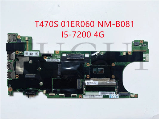 (Shipping fee not include)Lenovo/ lenovo motherboard system board  T470S 01ER060 NM-B081 i5-7200,4G