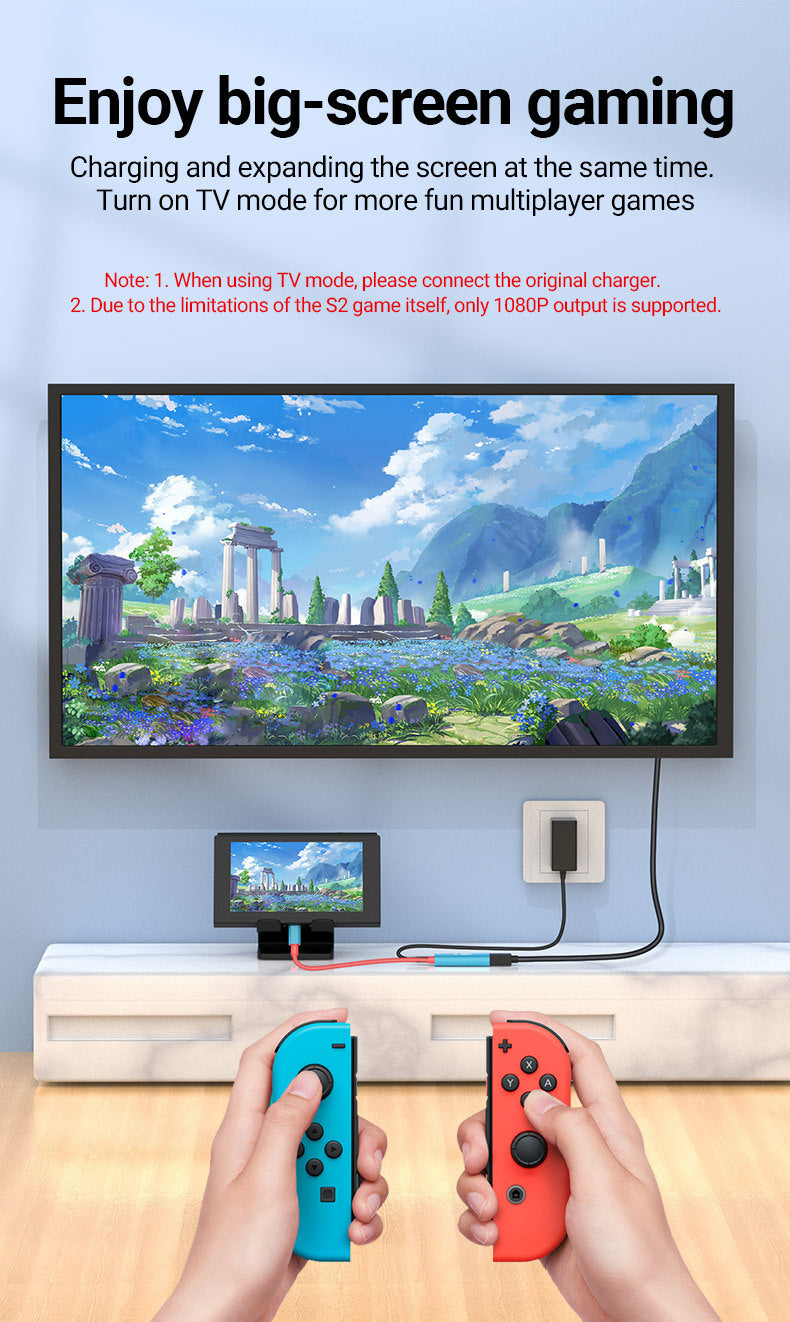 Switch converter type-c adapter cable mobile phone computer same screen cable 4k30hz video high definition screen cable