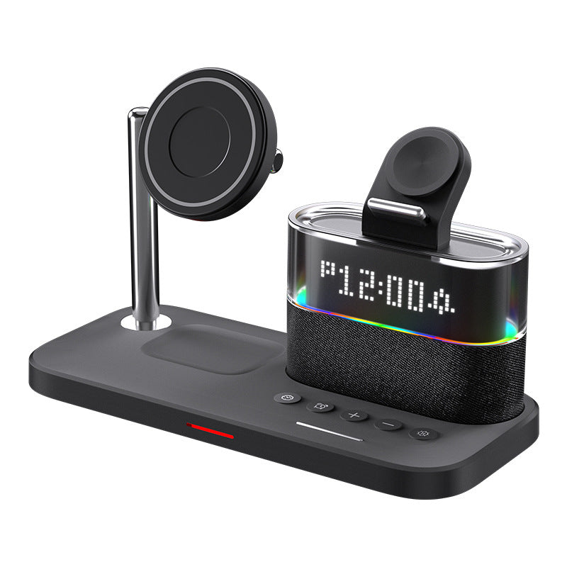 Magnetic wireless charger 3-in-1 wireless charging Clock wireless charger