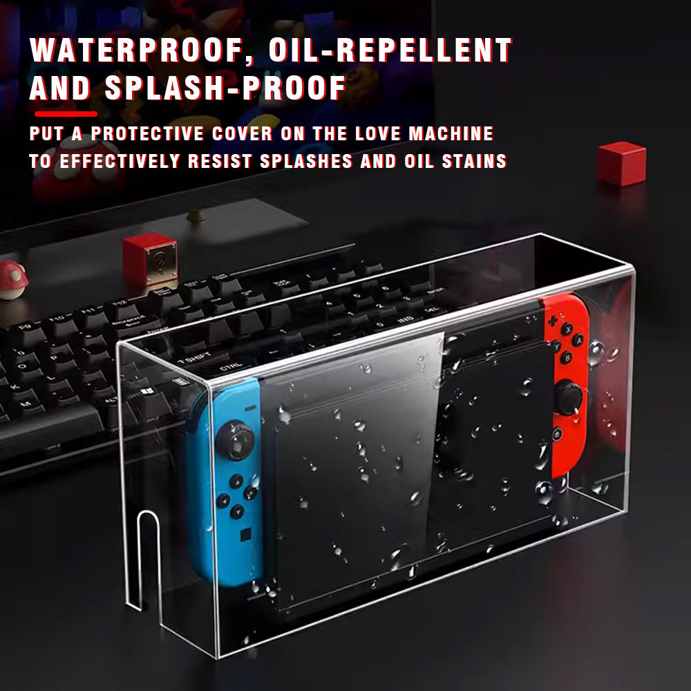 Switch acrylic dust cover SWITCH OLED game console box NS acrylic dust protective case