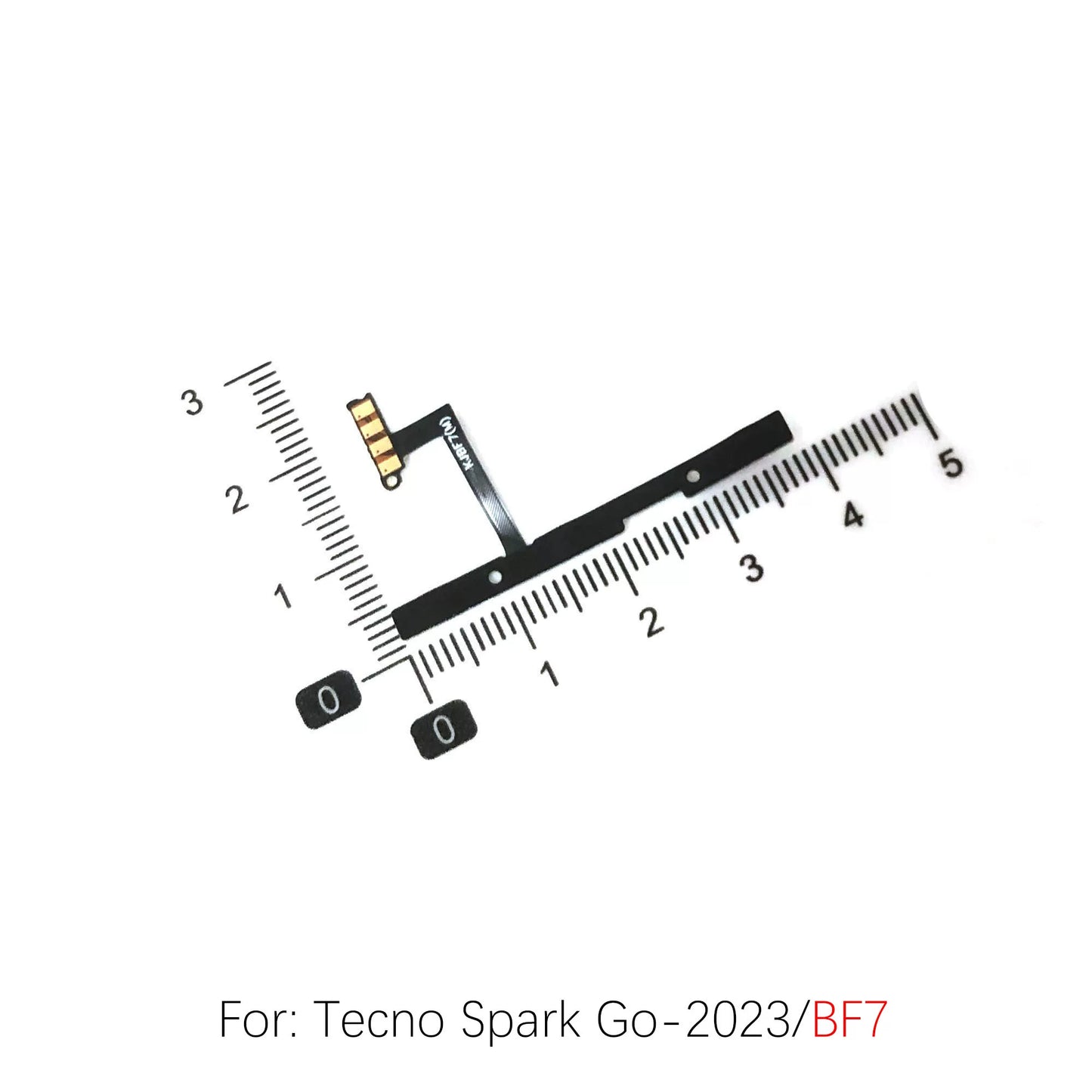For Tecno Camon20 Spark7 10Pro Power cable Switch on of ribbon flex CK6n CK7n KE5 KF6 K17