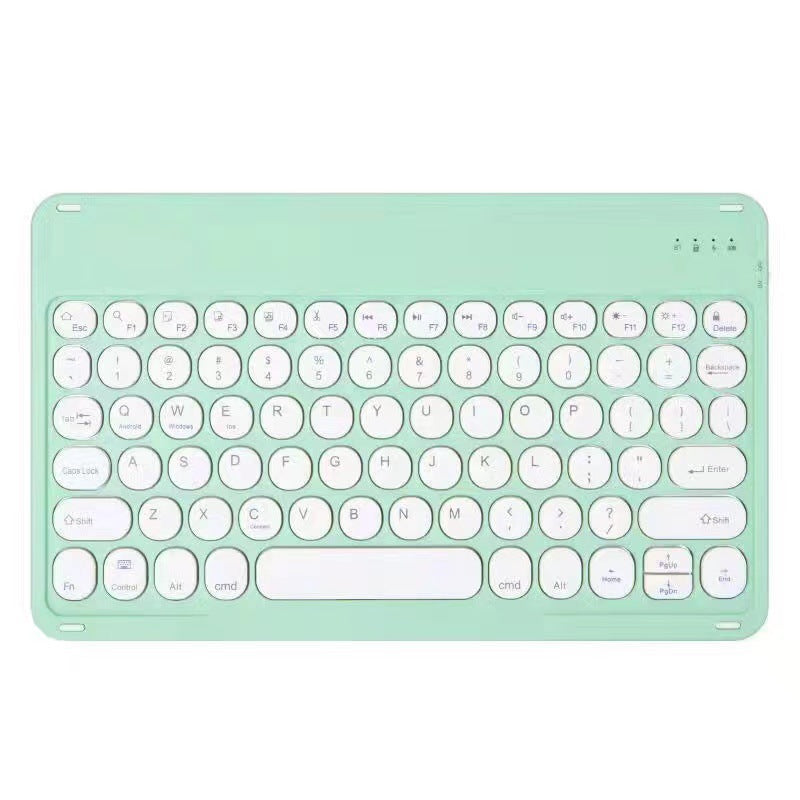 For iPad Tablet Keyboard 10 Inch Round Cap Color Touchpad Touch Bluetooth Keyboard Round Keycap Huawei Keyboard protective Accessories