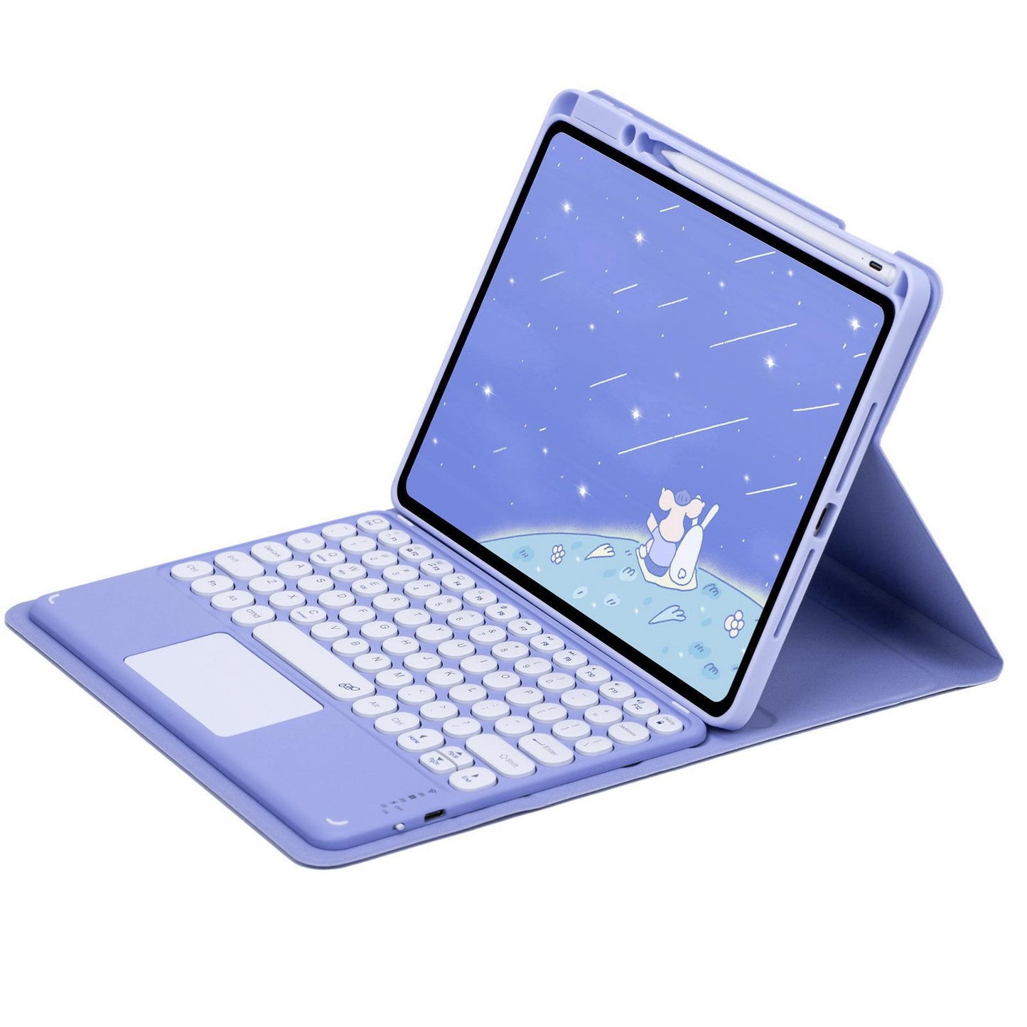 Applicable iPad10th generation rotating protective case 9th generation 10.2 touch Bluetooth keyboard Air4 magnetic suction 5 leather case 10.9 inch protective Accessories