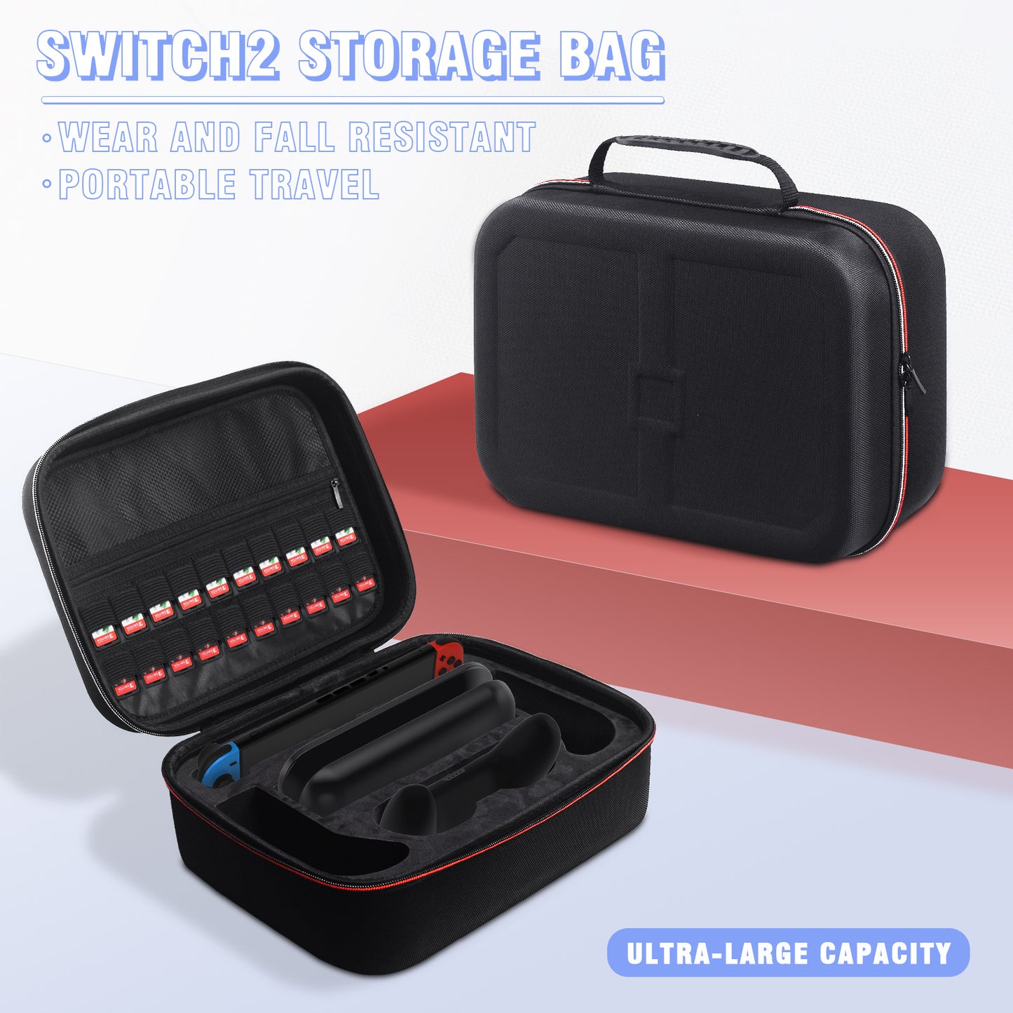 SWITCH 2 host large bag suitable for Nintendo Switch storage bag, body accessories storage messenger bag