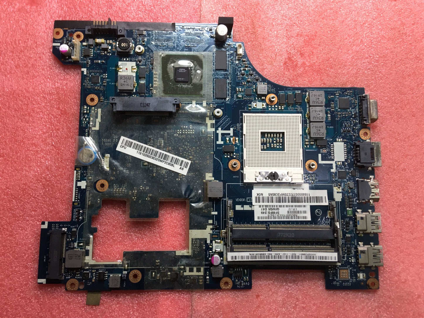 (Shipping fee not include)Lenovo Lenovo G580 G480 motherboard  LA-7981P LA-7988P LA-7982P motherboard LG4858