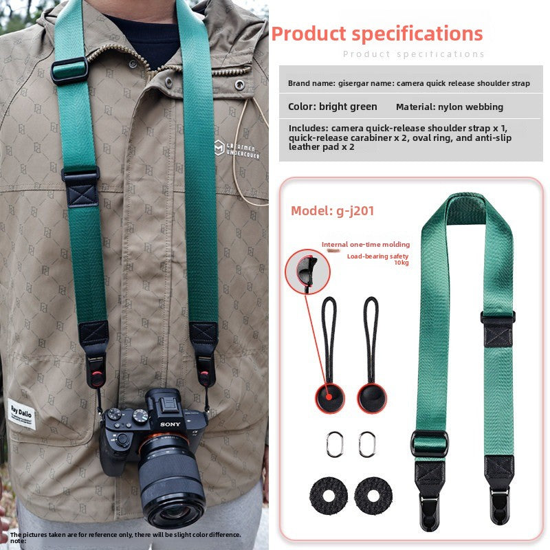 Camera Quick Release Strap for Canon Sony Fuji XM5 R10 Z30 Convenient Quick Release Shoulder Strap Compatible with pd  Digital camera accessories