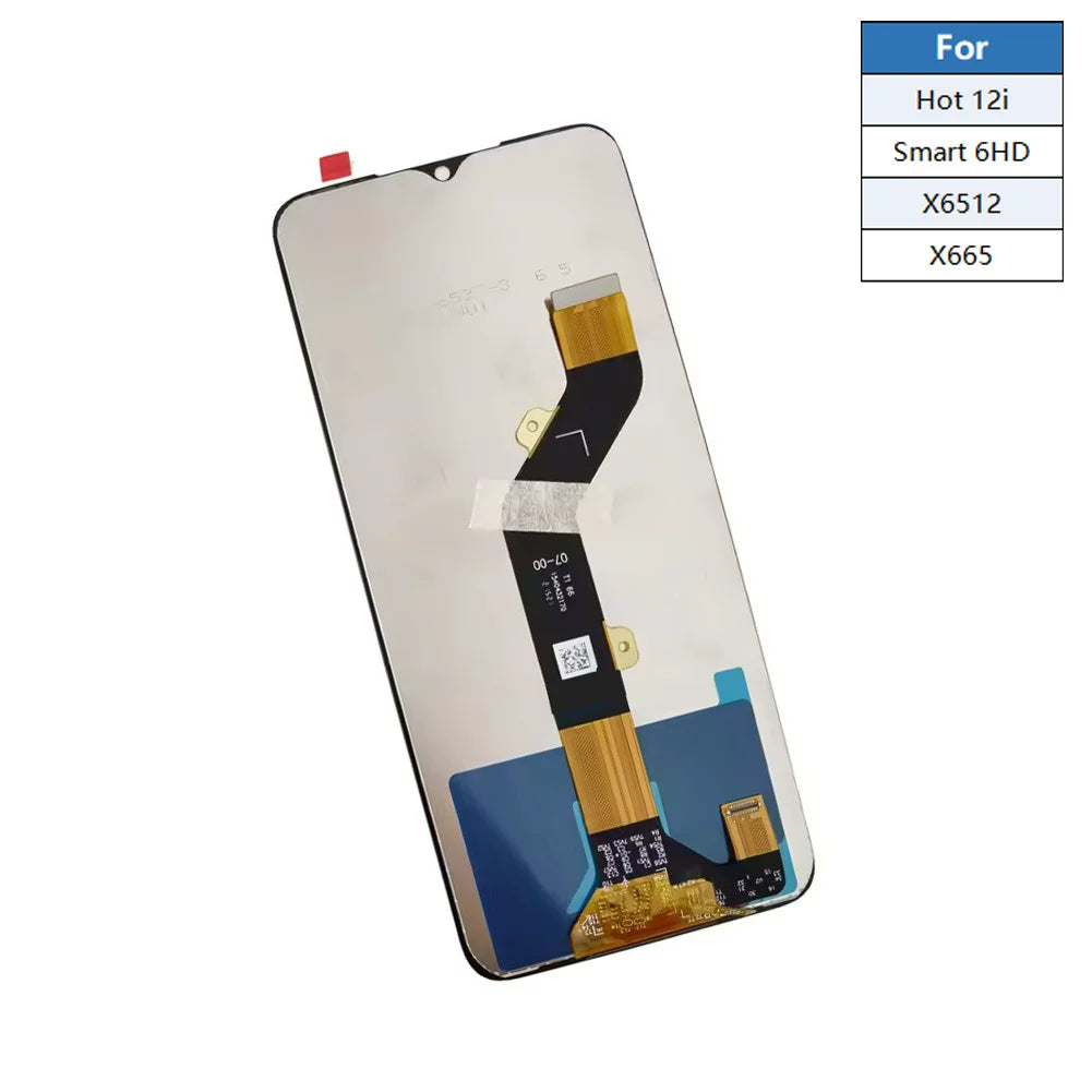 LCD Touch screen assembly for Tecno X665 X6512 X668 X6816 LG7 hot12 BE8 display screen