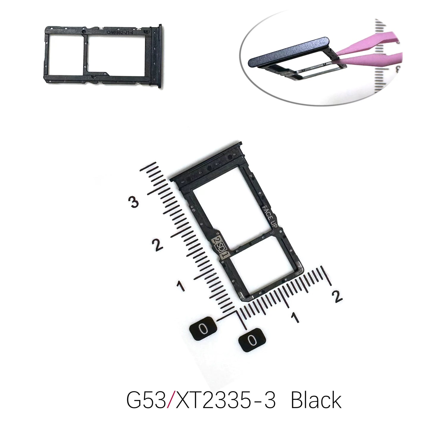 Suitable for Motorola Moto G52 G53 G54 G55 G56 card holder Sim slot