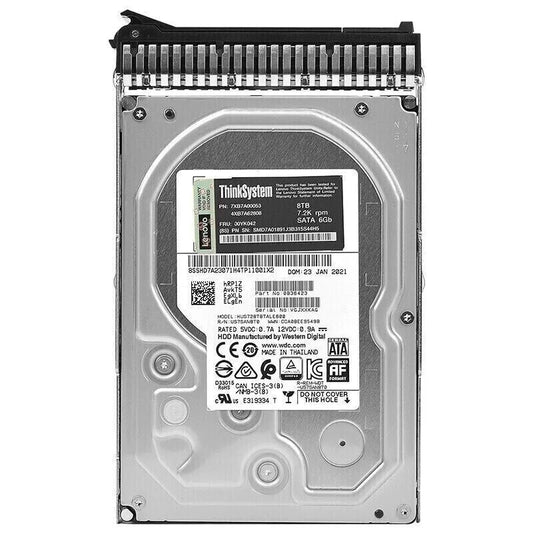 Lenovo/Lenovo 00YK042 7XB7A00053 8T SATA 7.2K 3.5 inch Server, Hard Disk Servicer