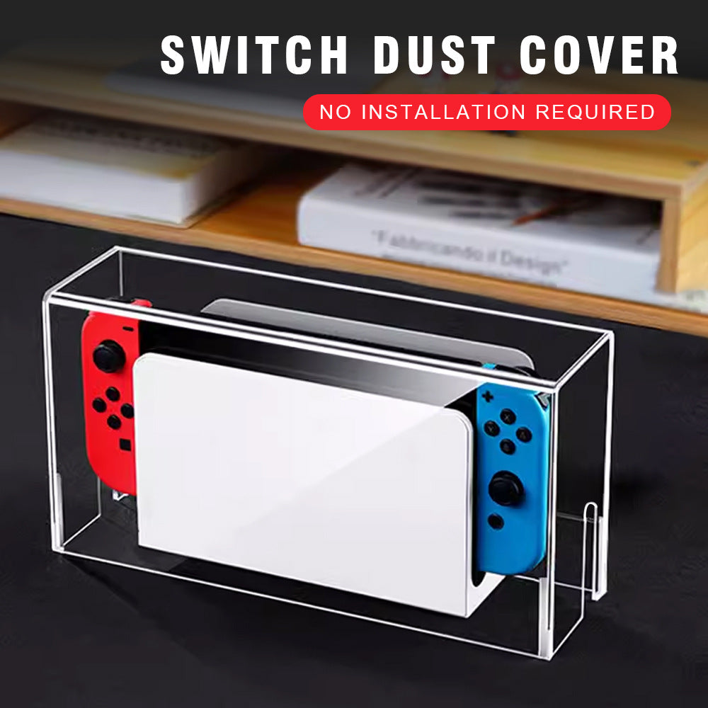 Switch acrylic dust cover SWITCH OLED game console box NS acrylic dust protective case