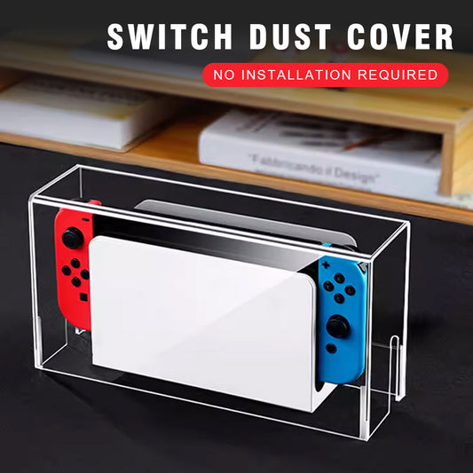 Switch acrylic dust cover SWITCH OLED game console box NS acrylic dust protective case
