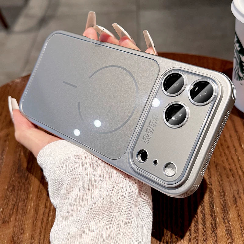 Ice heat dissipation Magnetic suction For iPhone 18promax mobile phone case New iPhone17 with lens film All-inclusive protection 16Pro Side heat dissipation and breathability 15 men's and women's cases Phone Accessories