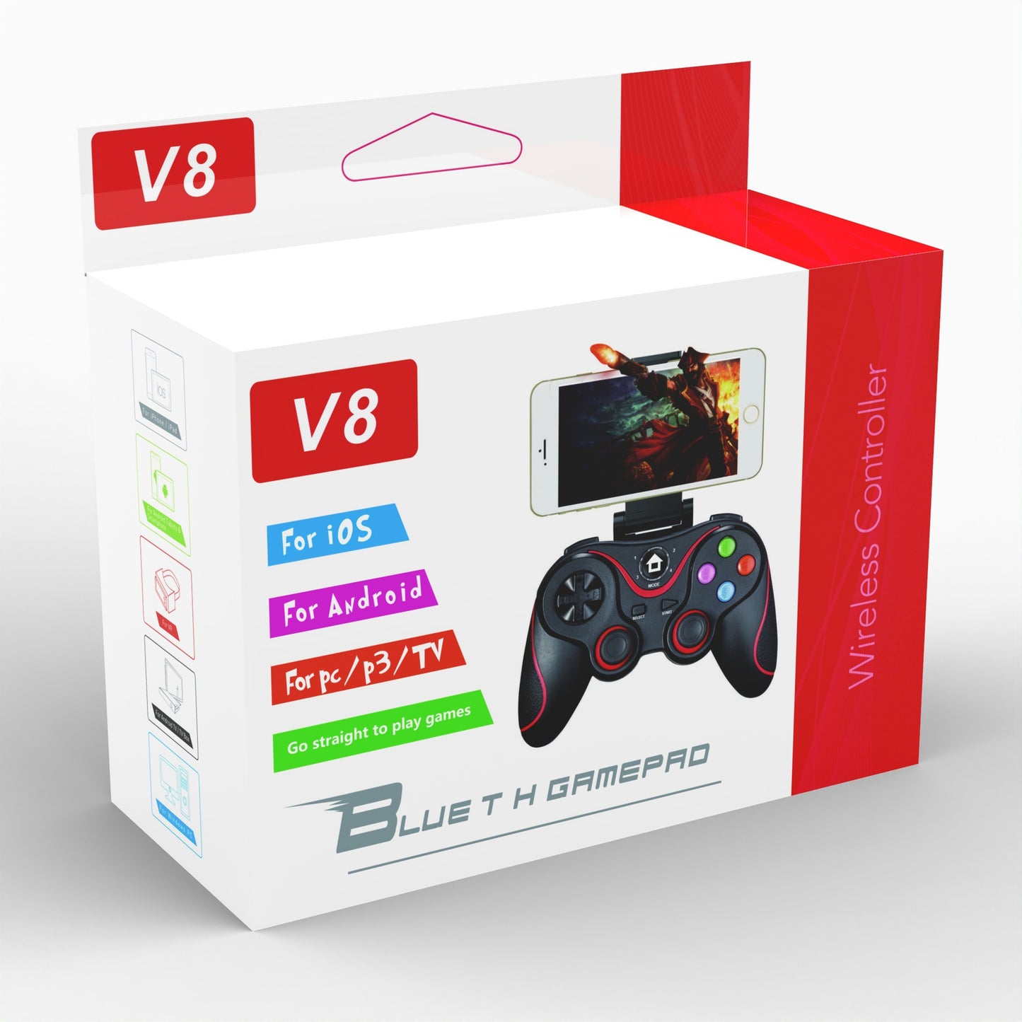 X3 wireless bluetooth gamepad directly connected to Android IOS system mobile gamepad pc p3 p4 switch