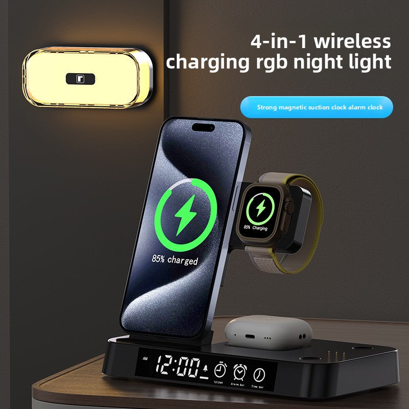 3-in-1 wireless charger multi-function digital clock 25W suitable for iPhone14/13  samsung fast charging
