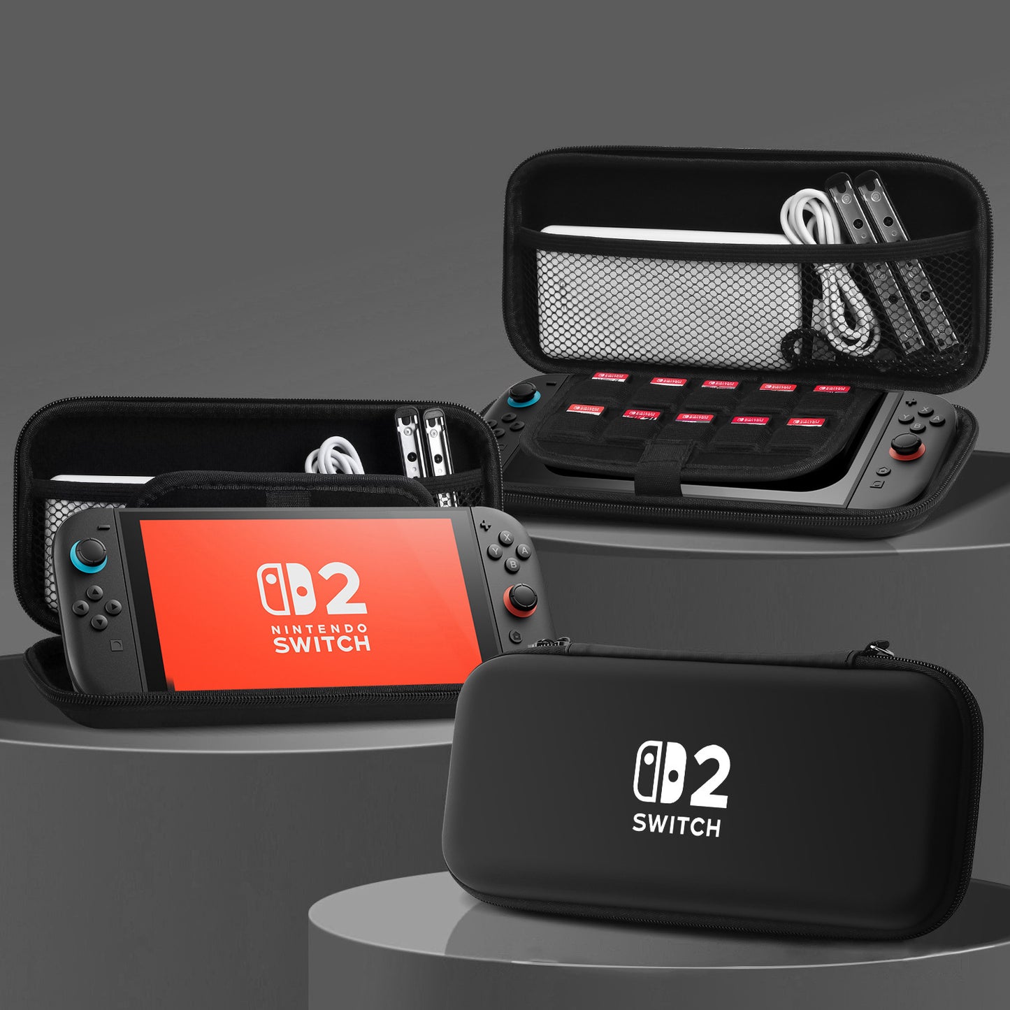 Switch 2 host storage bag protection set NS2 game console protective case storage bag tempered film 9IN1