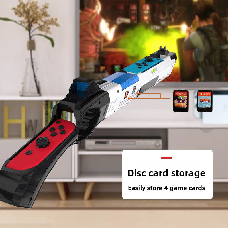 Switch somatosensory gun NS removable with 4 card slots switch game increase somatosensory shooting game gun