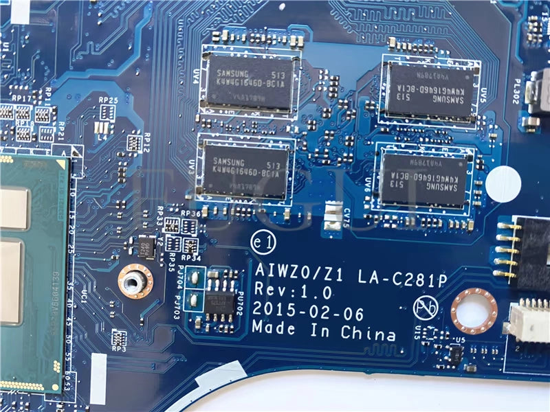 (Shipping fee not include)  motherboard system board Z51-70 LA-C281P I7-5500U 2G I5-5200U