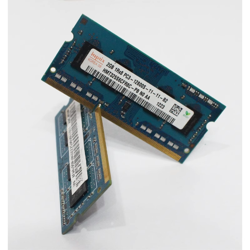 USED For Notebook Samsung Kingston Micron Hynix 3rd Gen Memory Stick DDR3 2G 4G 8G 8500 1333 1600  PC3L  Laptop RAM memory