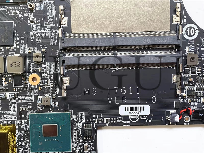 (Shipping fee not include)MSI/微星motherboard system board MS-17G11  i7-9750H RTX2070 8GB