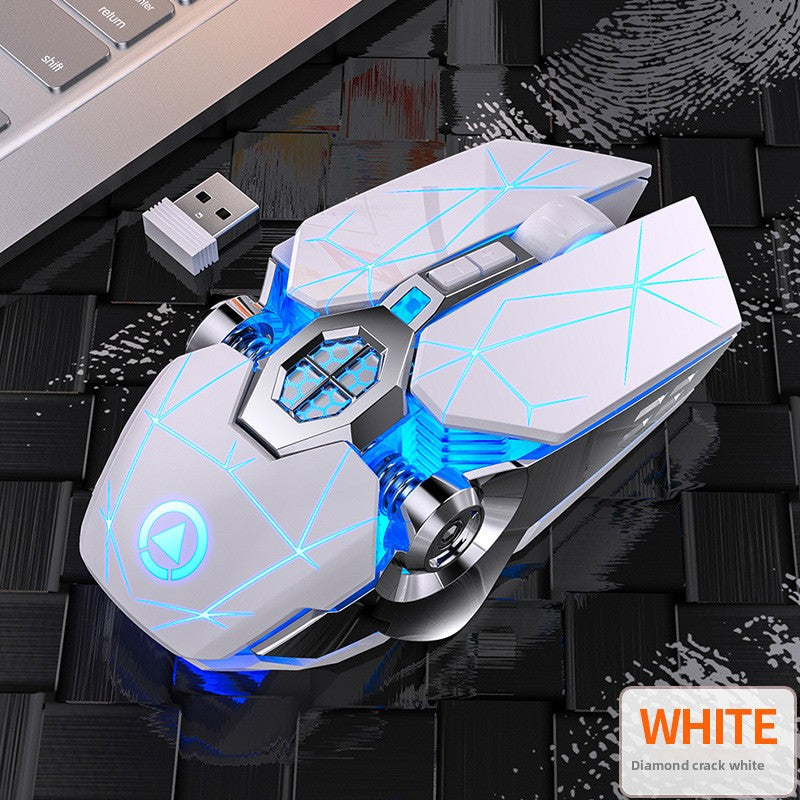 Silver Condor A7 Rechargeable Wireless Mouse Mute Computer Accessories Home Office Games