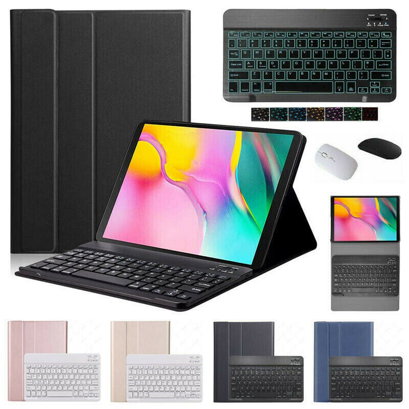 Suitable for Samsung tablet a7lite leather case T220 backlit bluetooth keyboard P200 protective case 8 inch T290 T295protective Accessories