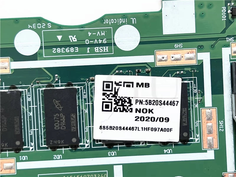 (Shipping fee not include) lenovo  motherboard system boardIdeaPad 3 15ADA05 5B20S44467 3050U 4GB RAM NM-C821