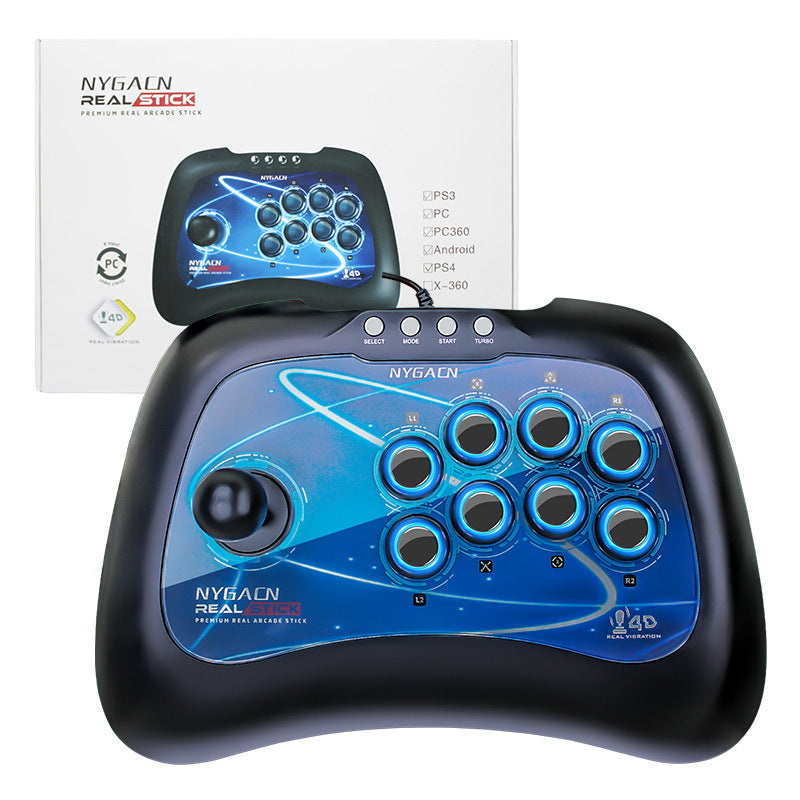 P2 Computer TV Projector Game Console Joystick P3 Android Phone Joystick, Wired King of Fighters Arcade Joystick