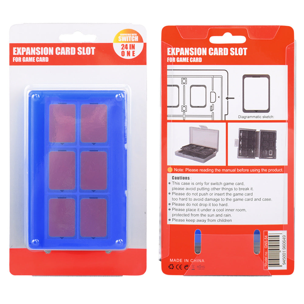 Factory spot Nintendo switch card box switch 24in1 game card storage box accessories cassette box