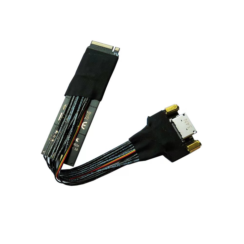 NVMe M.2 to Oculink SFF-8611 SFF-8612 Female PCIe 4.0 adapter cable Repair Tools