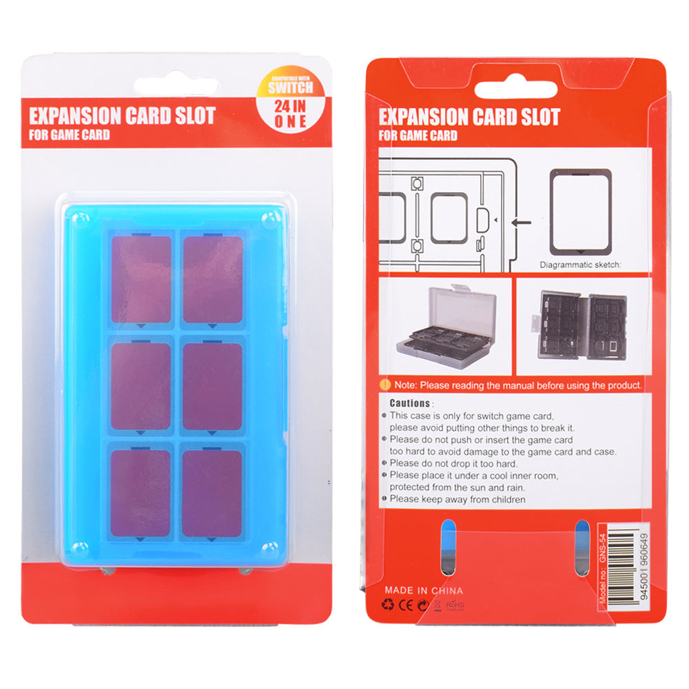 Factory spot Nintendo switch card box switch 24in1 game card storage box accessories cassette box