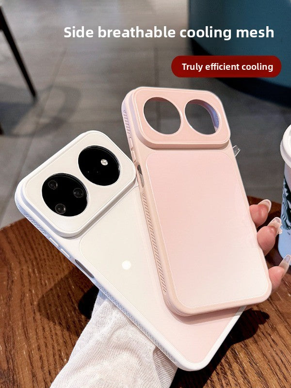Smudge heat dissipation gradual change For Huawei nova16pro mobile phone case New 16ultra large hole lens all-inclusive protective case nova16 side heat dissipation mesh design shell Phone Accessories