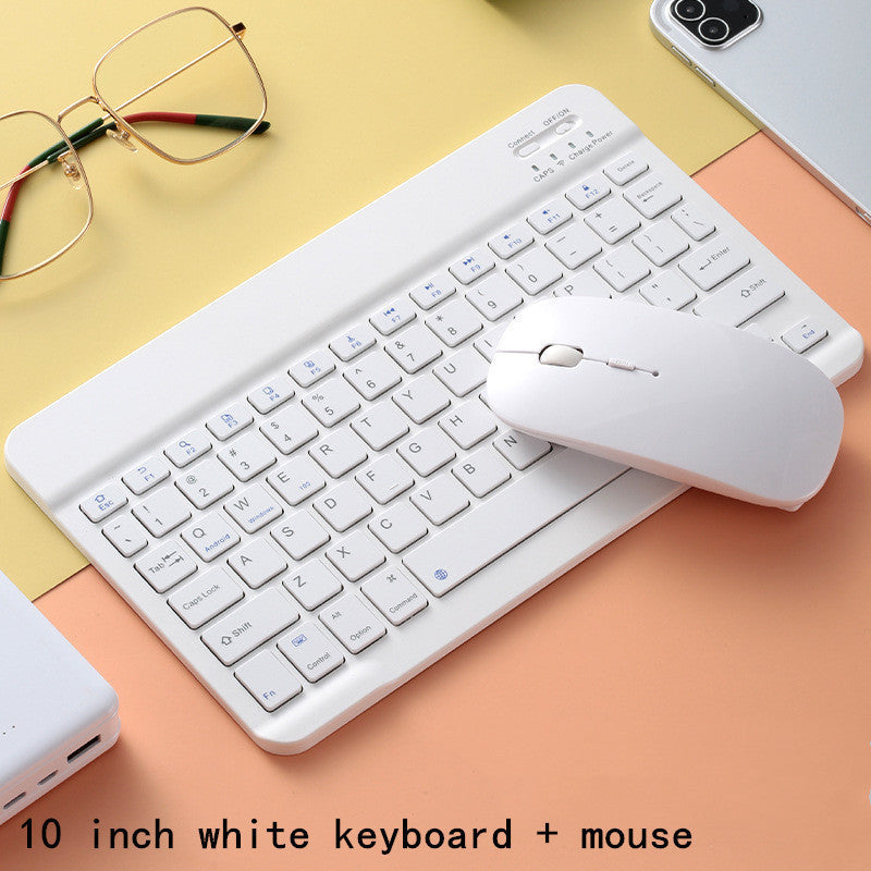 Manufacturer phablet Bluetooth keyboard mouse set Bluetooth keyboard for Apple iPad Samsung Xiaomi Huawei protective Accessories