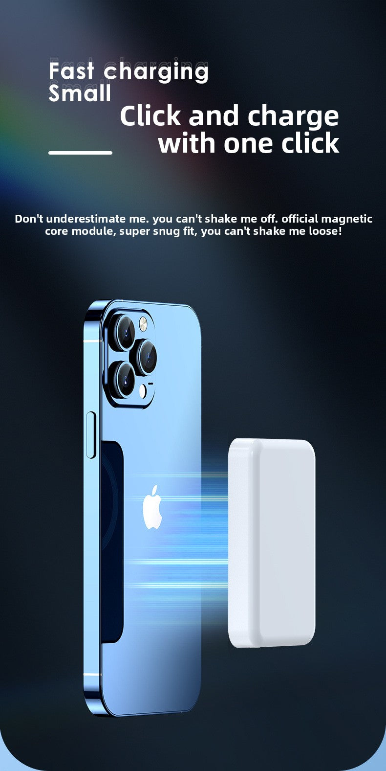 Magnetic wireless power bank 10000 mAh ultra-thin portable mobile power supply