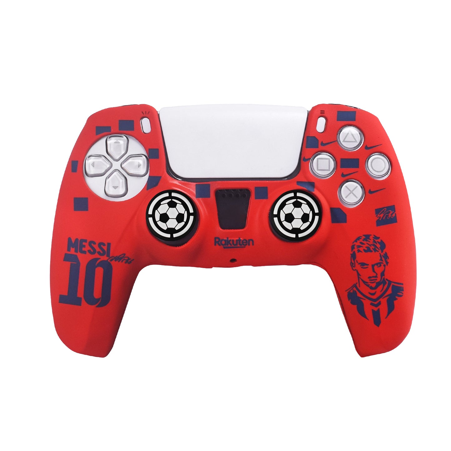 PS5 gamepad protective cover Halloween pattern element handle silicone cover non-slip and dust-proof, including 2 silicone caps