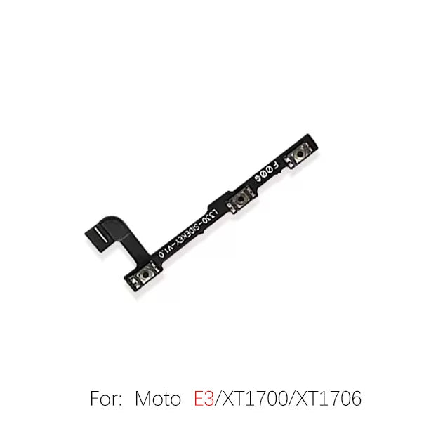 For Motorola E3 E4 Plus E4 E5 Play Go E5Plus Power cable Switch on volume of ribbon flex cable