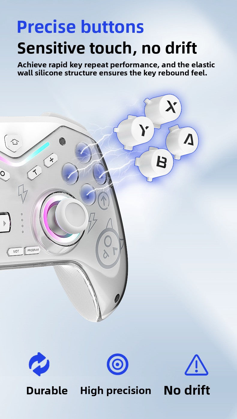 New SWITCH programmable gamepad Steam/IOS/Android universal wireless Bluetooth controller
