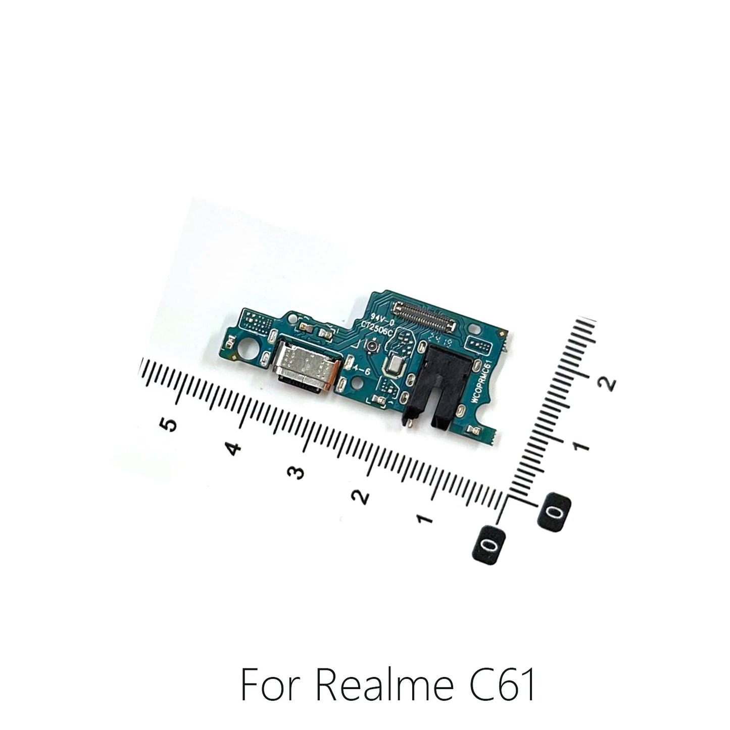 For Realme C55 C61 C63 C65 C67 C75 charging port charging flex board cable