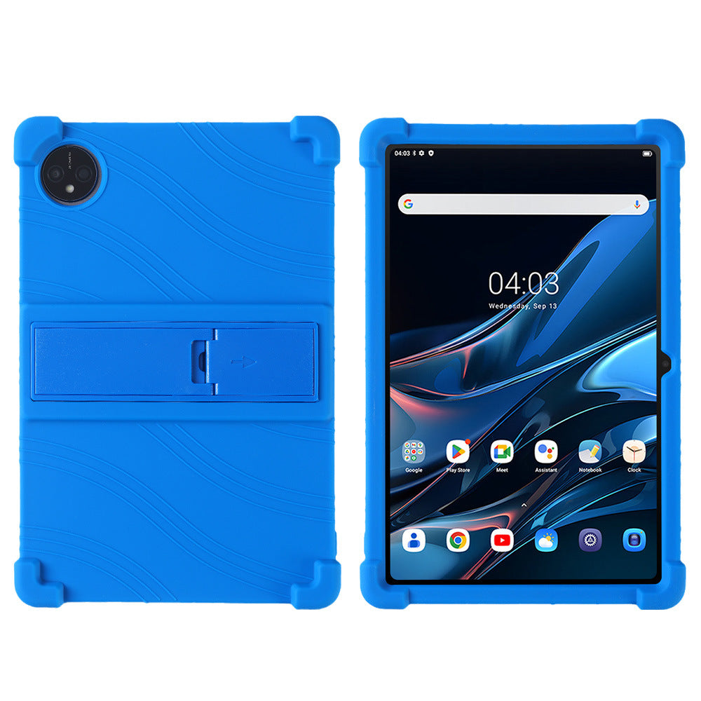 Applicable Blackview Tab 10WIFI Tablet Case 10.1 Inch Anti-drop Silicone Belt Bracket Protecting Case Protecting case