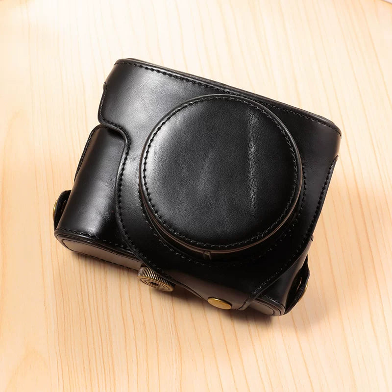 Suitable for Canon G7X3 Protective Case G7X2 Camera Case G11 G12G15/16 G1X2 Leather Case Camera Case Digital camera accessories