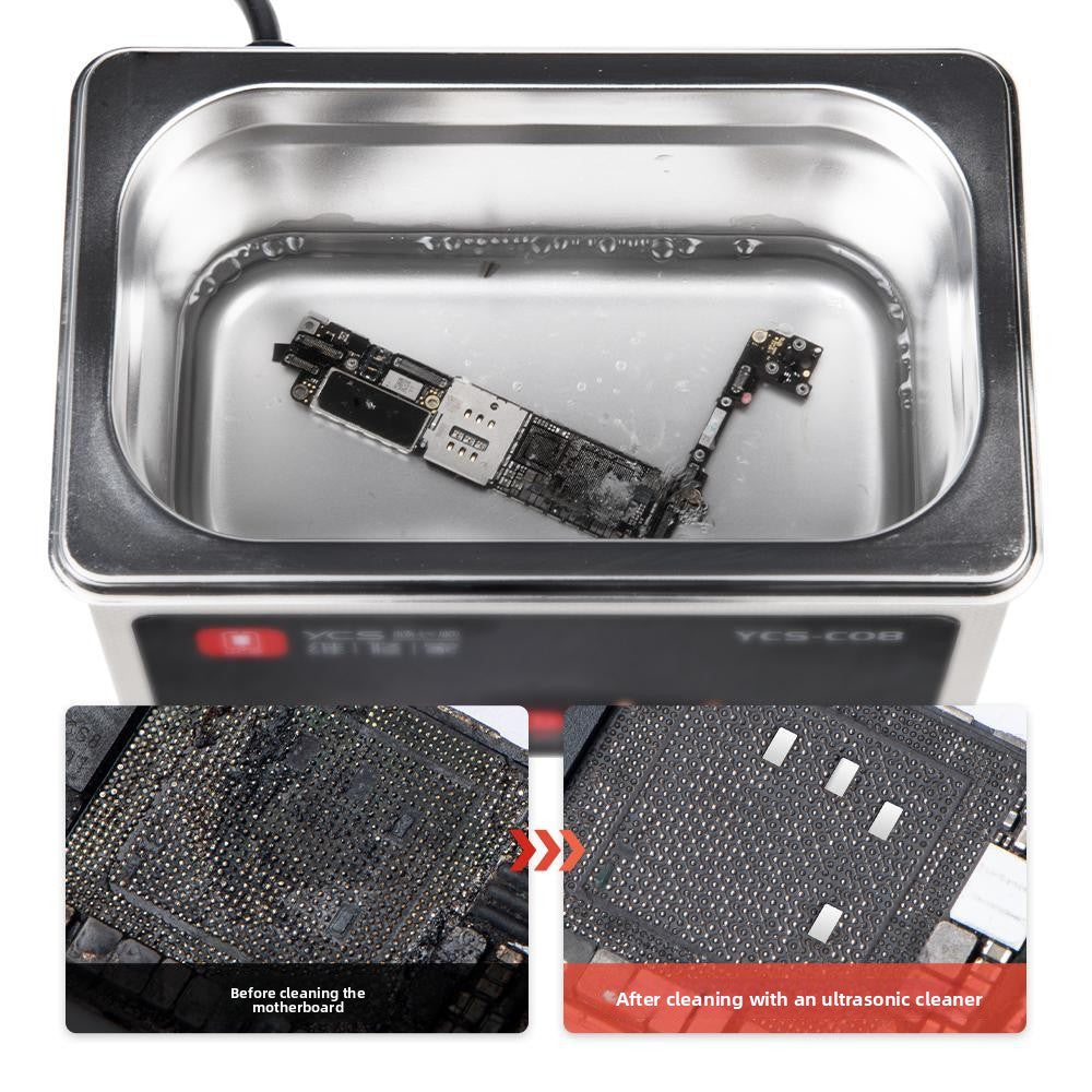 Ultrasonic cleaning machine tools Ultrasonic cleaning machine is convenient and reliable Ultrasonic cleaning Laptop Phone repair tools
