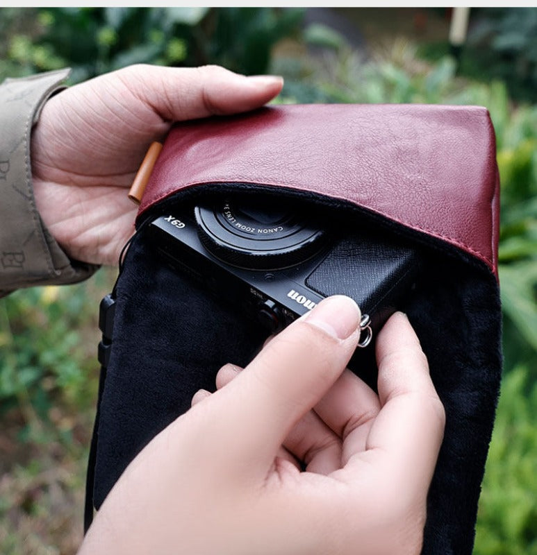 Lightweight Camera Bag Suitable for Canon Ricoh GR4 gr3 Sony Black Card RX100 Series Panasonic Digital Handbag Digital camera accessories