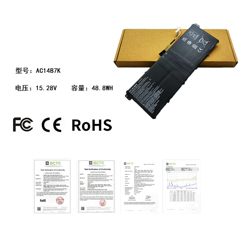 (Shipping fee not include)for Acer N17W1 SF314-52 SP515-51GN AN515-42 repalcement battery  AC14B7K