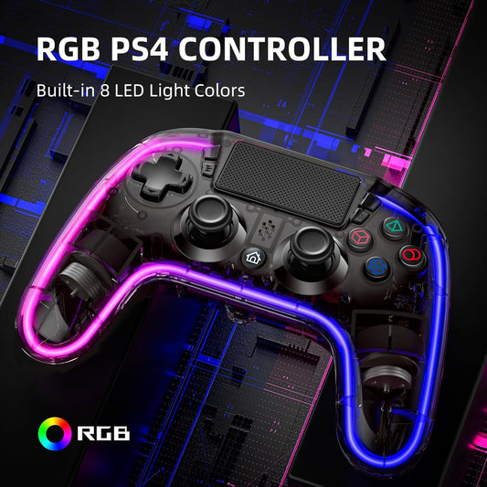PS4 Bluetooth wireless handle p4 neutral private mode glare Hall trigger gamepad export to domestic special offer