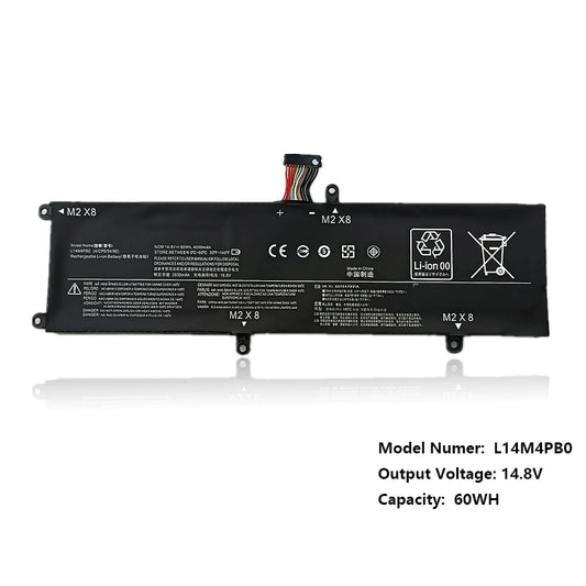 (Shipping fee not include)全新For  Lenovo 拯救者 14/15 ISK/ISE L14S4PB0  replacement  battery  L14M4PB0