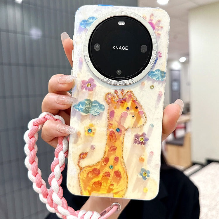 Accessories Cute Giraffe Elephant for Huawei p70 All Inclusive Pura70Pro Portable Lanyard mate60pro + New