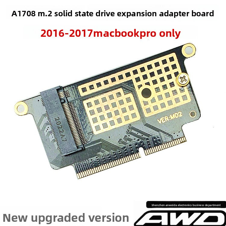 NVMe M.2 NGFF SSD to A1708 MacBook Pro 2016-2017 Solid State Drive Adapter Card Repair Tools