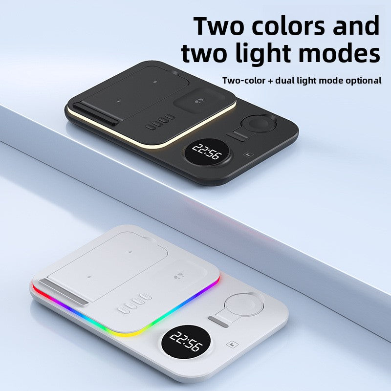 3-in-1 wireless charger, clock wireless charging 30W multi-function magnetic wireless charging