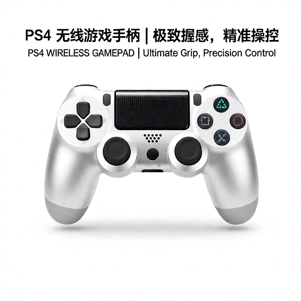 P4 wireless bluetooth handle six-axis somatosensory vibration suitable for host games p4 game console controller wholesale